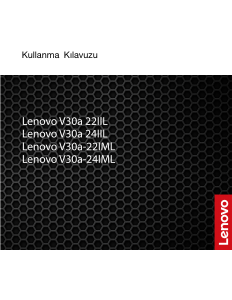 Kullanım kılavuzu Lenovo V30a 24IIL Masaüstü bilgisayar