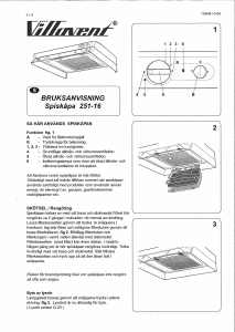 Manual Villavent 251-16 Cooker Hood