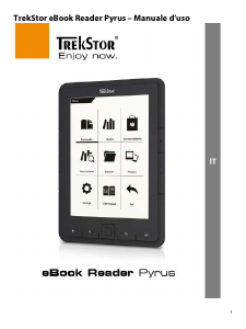 Manuale TrekStor Pyrus Lettore di ebook