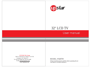 Handleiding Upstar P32ETW LCD televisie