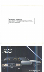 Handleiding Volvo 760 GLE TDI (1983)