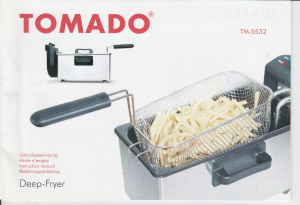 Manual Tomado TM-5532 Deep Fryer
