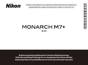 Manuál Nikon Monarch M7+ 8x30 Dalekohled