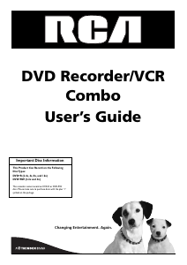 Handleiding RCA DRC8312N DVD-Video combinatie