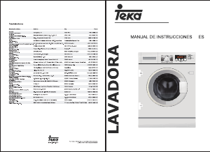 Manual de uso Teka LI3 1480 E Lavadora