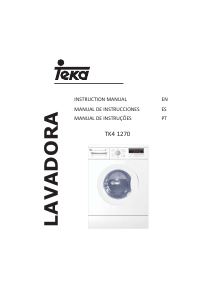 Manual Teka TK4 1270 Máquina de lavar roupa