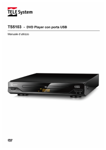 Manuale TELE System TS5103 Lettore DVD