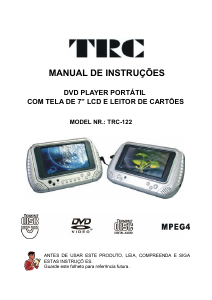 Manual TRC TRC-122 Leitor de DVD