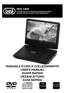 Manuale Trevi PDX 1409 Lettore DVD