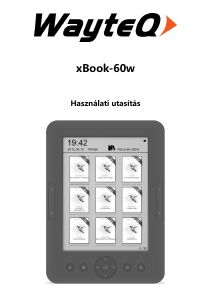 Használati útmutató WayteQ xBook-60w E-könyv-olvasó