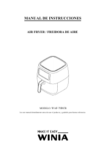 Manual de uso Winia WAF-70DCB Freidora