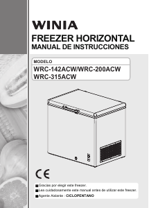 Manual de uso Winia WRC-142ACW Congelador