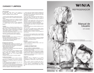 Manual de uso Winia WRT-46GMBD Frigorífico combinado