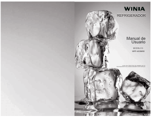 Manual de uso Winia WRT-40GMBD Frigorífico combinado