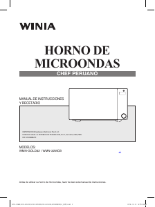 Manual de uso Winia WNM-32MCB Microondas