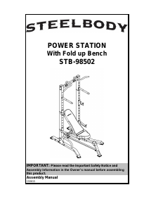 Handleiding Steelbody STB-98502 Fitnessapparaat