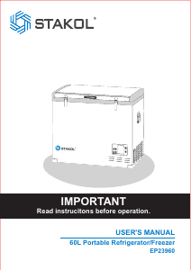 Manual Stakol EP23960A Cool Box