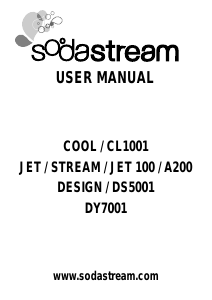 Manual SodaStream Jet 100 Soda Maker