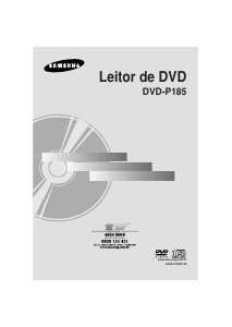 Manual Samsung DVD-P185 Leitor de DVD