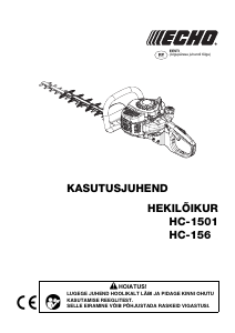 Kasutusjuhend Echo HC-156 Hekilõikur