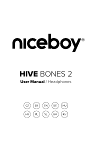 Használati útmutató Niceboy Hive Bones 2 Fejhallgató