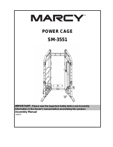 Handleiding Marcy SM-3551 Fitnessapparaat