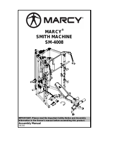 Manual Marcy SM-4008 Multi-gym