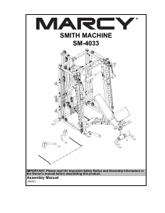 Manual Marcy SM-4033 Multi-gym