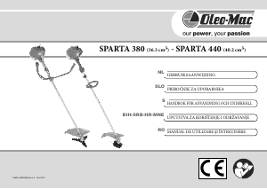 Manual Oleo-Mac Sparta 380 Trimmer de gazon