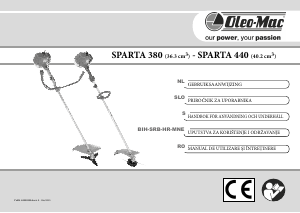 Priročnik Oleo-Mac Sparta 440 Kosilnica z nitko