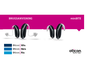 Brugsanvisning Oticon Alta Høreapparat