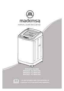 Manual de uso Mademsa Efficace 15.5 BZG Lavadora