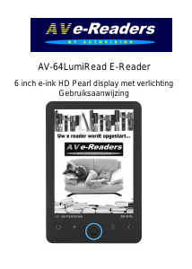 Handleiding Autovision AV-64 LumiRead E-reader