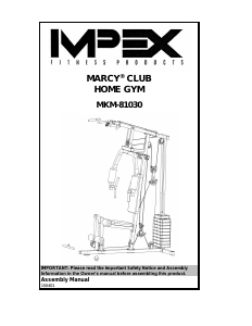 Handleiding Impex MKM-81030 Fitnessapparaat