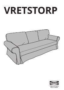 Bruksanvisning IKEA VRETSTORP Sovesofa