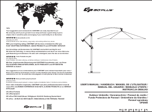 Посібник Goplus OP2808BUGA Садова парасолька