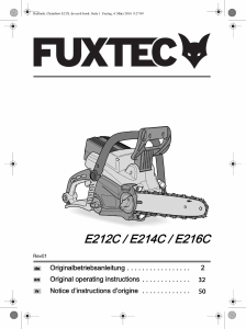 Bedienungsanleitung Fuxtec E214C Kettensäge
