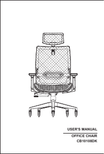 Handleiding Costway CB10108DKA Bureaustoel