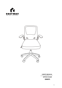 Manual Costway CB10171DKA Office Chair