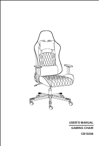 Kasutusjuhend Costway CB10206PKA Kontoritool