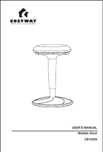 كتيب Costway CB10209PKA كرسي مكتب