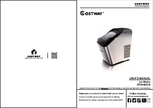 Handleiding Costway EP24483USC IJsblokjesmachine