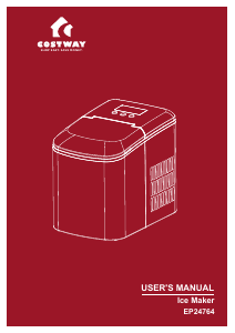 Manual Costway EP24764SLA Ice Cube Maker