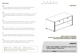 Kasutusjuhend Costway HW66163BKB Kohvilaud