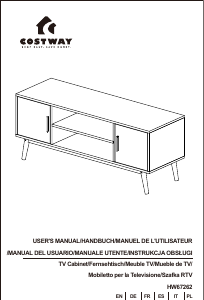 Kasutusjuhend Costway HW67262A Kohvilaud