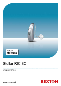 Brugsanvisning Rexton Stellar RIC 8C Høreapparat