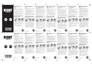 Manual MSA Right Protection Protetores auricular