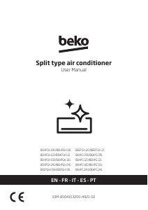 Manuale BEKO BEEPGH 121 Condizionatore d’aria