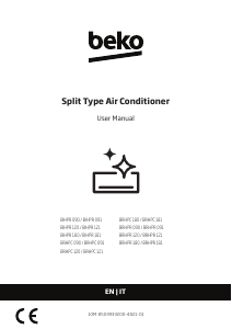 Manual BEKO BIHPR 091 Air Conditioner