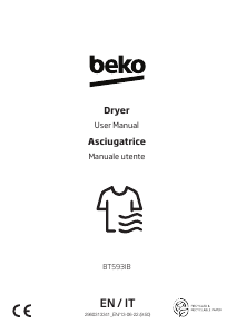 Manual BEKO BT593IB Dryer